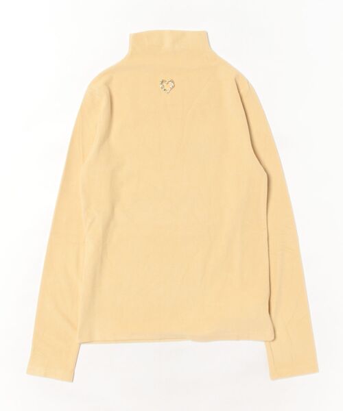 STYLEBLOCK(スタイルブロック)の「ハートブローチ付きボトルネックトップス(Tシャツ/カットソー・レディース・ホワイト/ライトブルー/ライトイエロー/ライトピンク/ブラック/ライトグリーン・FREE)」の11枚目の写真