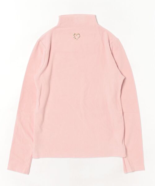 STYLEBLOCK(スタイルブロック)の「ハートブローチ付きボトルネックトップス(Tシャツ/カットソー・レディース・ホワイト/ライトブルー/ライトイエロー/ライトピンク/ブラック/ライトグリーン・FREE)」の12枚目の写真