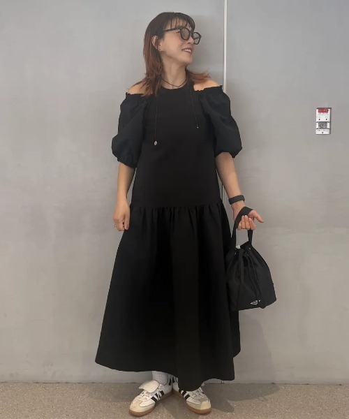 VOLUME SLEEVE DRESS（ワンピース）｜ROSE BUD（ローズバッド
