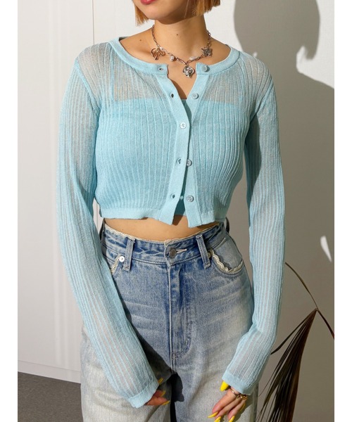 EVRIS（エヴリス）の「【再生産！】レースグラフィックワイドデニムパンツ（デニムパンツ・レディース・ブルー/ライトブルー・MEDIUM/SMALL）」の12枚目の写真