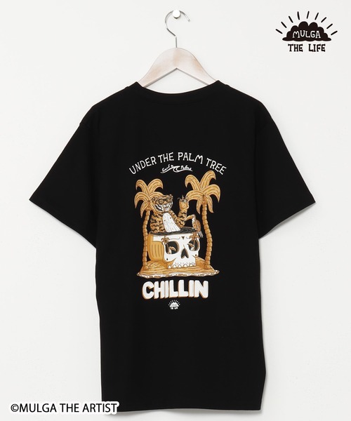 MULGA（モルガ）の「【Kahiko】MULGA THE LIFE モルガチルTシャツ（Tシャツ/カットソー・レディース・ホワイト/ホワイト系その他/ブラック/ブラック系その他・FREE）」の4枚目の写真