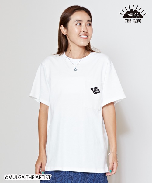 MULGA（モルガ）の「【Kahiko】MULGA THE LIFE モルガチルTシャツ（Tシャツ/カットソー・レディース・ホワイト/ホワイト系その他/ブラック/ブラック系その他・FREE）」の8枚目の写真