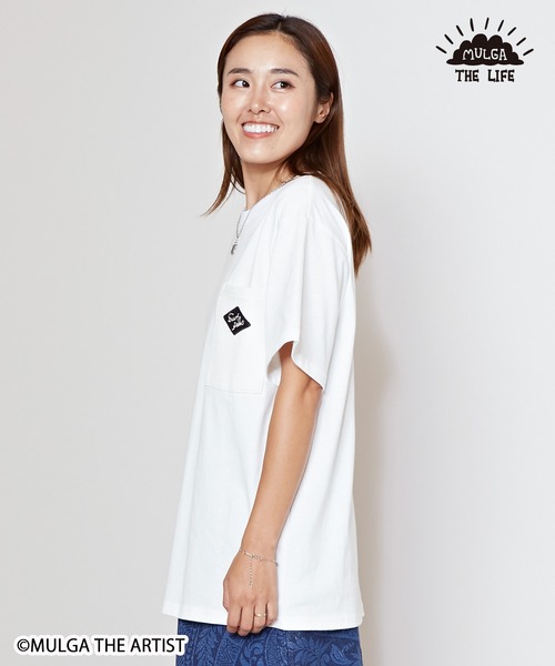 MULGA（モルガ）の「【Kahiko】MULGA THE LIFE モルガチルTシャツ（Tシャツ/カットソー・レディース・ホワイト/ホワイト系その他/ブラック/ブラック系その他・FREE）」の9枚目の写真