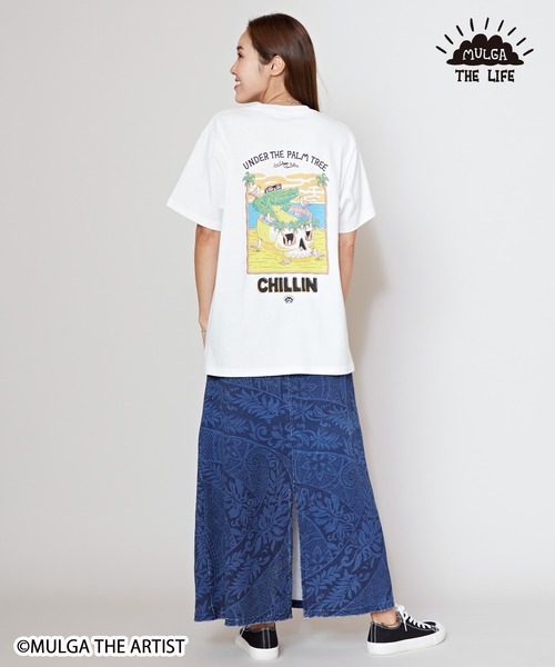 MULGA（モルガ）の「【Kahiko】MULGA THE LIFE モルガチルTシャツ（Tシャツ/カットソー・レディース・ホワイト/ホワイト系その他/ブラック/ブラック系その他・FREE）」の11枚目の写真