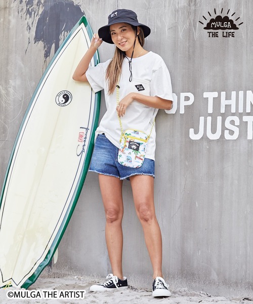 MULGA（モルガ）の「【Kahiko】MULGA THE LIFE モルガチルTシャツ（Tシャツ/カットソー・レディース・ホワイト/ホワイト系その他/ブラック/ブラック系その他・FREE）」の17枚目の写真