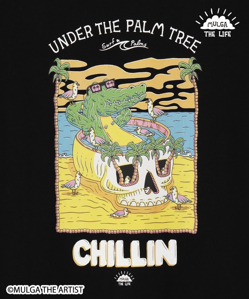 MULGA（モルガ）の「【Kahiko】MULGA THE LIFE モルガチルTシャツ（Tシャツ/カットソー・レディース・ホワイト/ホワイト系その他/ブラック/ブラック系その他・FREE）」の20枚目の写真