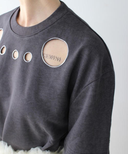 SANSeLF(サンセルフ)の「ホールポイントスウェット【SANSeLF】 sanw25s014(スウェット・レディース・グレー・FREE)」の5枚目の写真