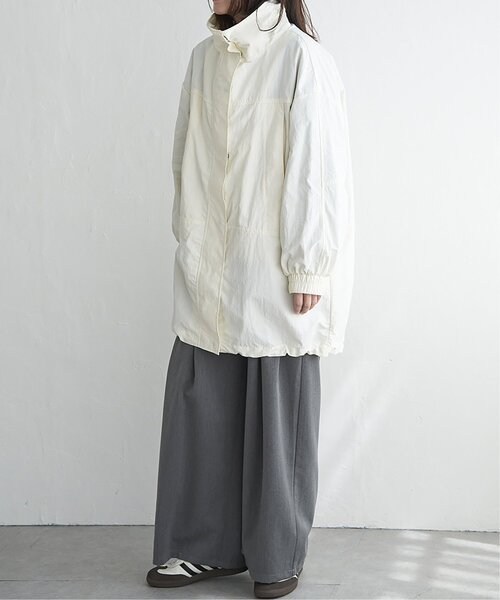 VENCEEXCHANGE（ヴァンスエクスチェンジ）の「ナイロンモンスターコート（モッズコート・レディース・ベージュ/アイボリー/ブラック・FREE）」の14枚目の写真