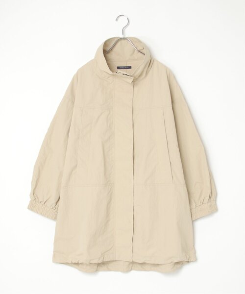 VENCEEXCHANGE（ヴァンスエクスチェンジ）の「ナイロンモンスターコート（モッズコート・レディース・ベージュ/アイボリー/ブラック・FREE）」の22枚目の写真