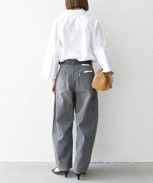 SHIPS for women / シップスウィメン SHIPS any:〈洗濯機可能〉タイプライター スリット ポケット ビッグ シャツ SHIPS any:〈洗濯機可能〉タイプライター スリット ポケット