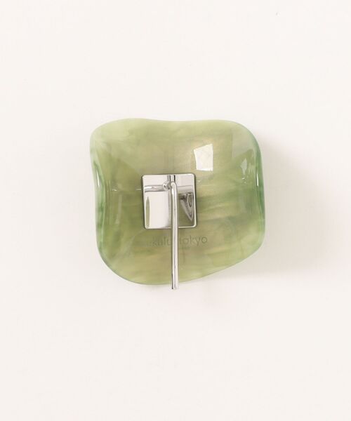 tone(トーン)の「KuKuLu TOKYO/クラフトウェーブ ポニーフック/ヘアカフ(ヘアゴム・レディース・ホワイト系その他/グリーン/オレンジ・FREE)」の4枚目の写真