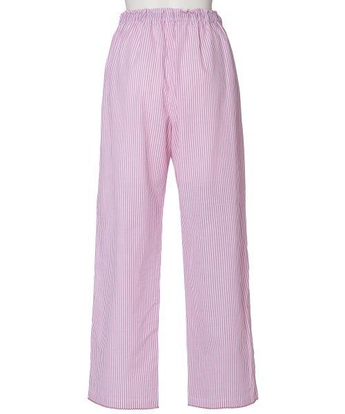 KID BLUE（キッドブルー）の「キッドブルー -２５ストライプエンブ -9分袖パジャマ -KNBK538 -kidblue（ルームウェア/パジャマ・レディース・イエロー/レッド/ブルー・M/L）」の16枚目の写真