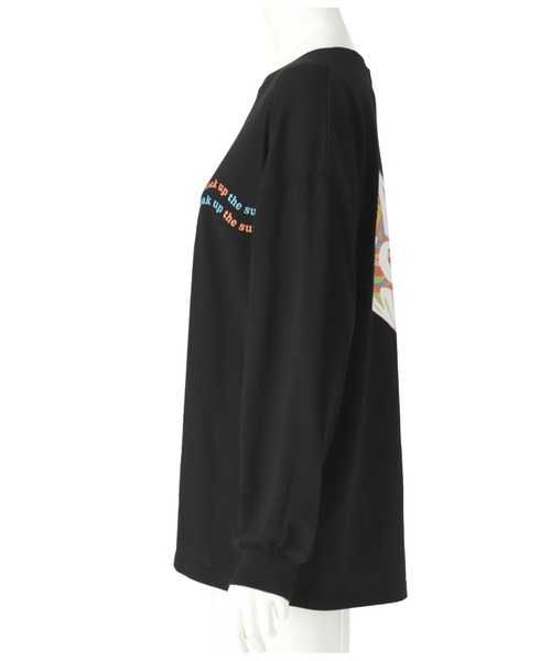 anap mimpi(アナップミンピ)の「ヒッピー ハート ロゴ長袖 ビッグ ロンT(Tシャツ/カットソー・レディース・ブラック/オフホワイト・FREE)」の16枚目の写真