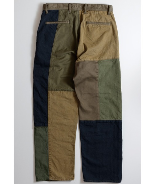 FDMTL（ファンダメンタル）の「FDMTL/ファンダメンタル/PATCHWORK WIDE PANTS RINSE（その他パンツ・メンズ・カーキ・34inch/32inch/30inch/28inch）」の2枚目の写真