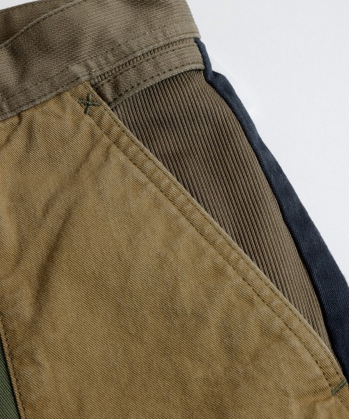 FDMTL（ファンダメンタル）の「FDMTL/ファンダメンタル/PATCHWORK WIDE PANTS RINSE（その他パンツ・メンズ・カーキ・34inch/32inch/30inch/28inch）」の3枚目の写真