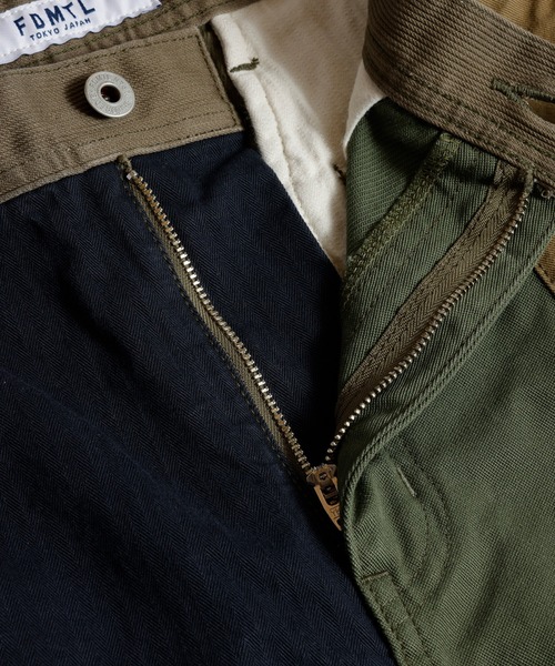 FDMTL（ファンダメンタル）の「FDMTL/ファンダメンタル/PATCHWORK WIDE PANTS RINSE（その他パンツ・メンズ・カーキ・34inch/32inch/30inch/28inch）」の5枚目の写真