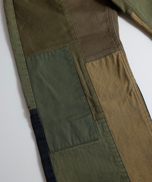 FDMTL（ファンダメンタル）の「FDMTL/ファンダメンタル/PATCHWORK WIDE PANTS RINSE（その他パンツ・メンズ・カーキ・34inch/32inch/30inch/28inch）」の7枚目の写真
