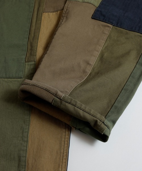 FDMTL（ファンダメンタル）の「FDMTL/ファンダメンタル/PATCHWORK WIDE PANTS RINSE（その他パンツ・メンズ・カーキ・34inch/32inch/30inch/28inch）」の8枚目の写真