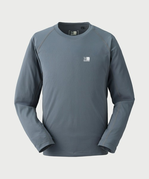 karrimor（カリマー）の「fast-dry L/S T（Tシャツ/カットソー・メンズ・ストーン/ブラック/ライトグレー・XS/S/L/XL/M）」の3枚目の写真