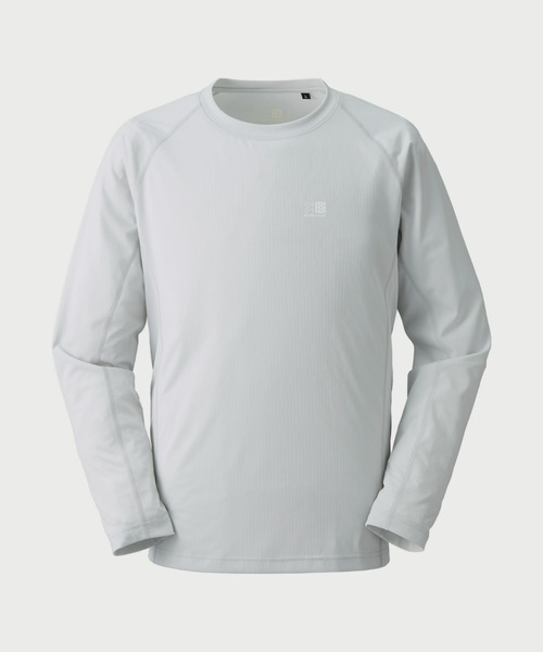 karrimor（カリマー）の「fast-dry L/S T（Tシャツ/カットソー・メンズ・ストーン/ブラック/ライトグレー・XS/S/L/XL/M）」の2枚目の写真
