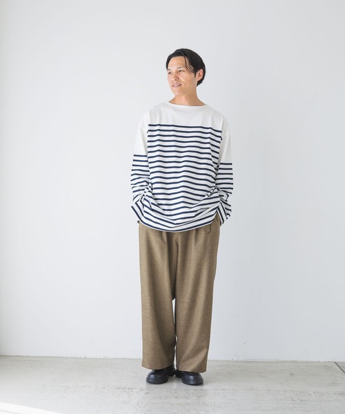 LOWRYS FARM（ローリーズファーム）の「LAWSONボーダーT 151500（Tシャツ/カットソー・レディース・ピンク/ネイビー/ブルー・MEDIUM/LARGE）」の5枚目の写真