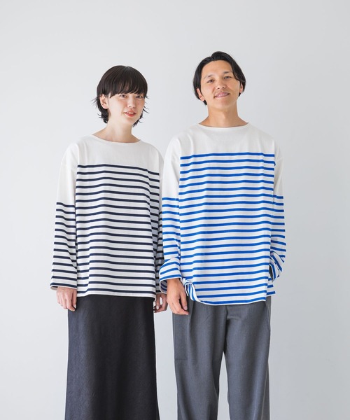 LOWRYS FARM（ローリーズファーム）の「LAWSONボーダーT 151500（Tシャツ/カットソー・レディース・ピンク/ネイビー/ブルー・MEDIUM/LARGE）」の9枚目の写真