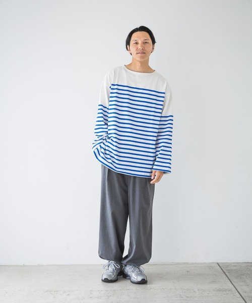 LOWRYS FARM（ローリーズファーム）の「LAWSONボーダーT 151500（Tシャツ/カットソー・レディース・ピンク/ネイビー/ブルー・MEDIUM/LARGE）」の10枚目の写真