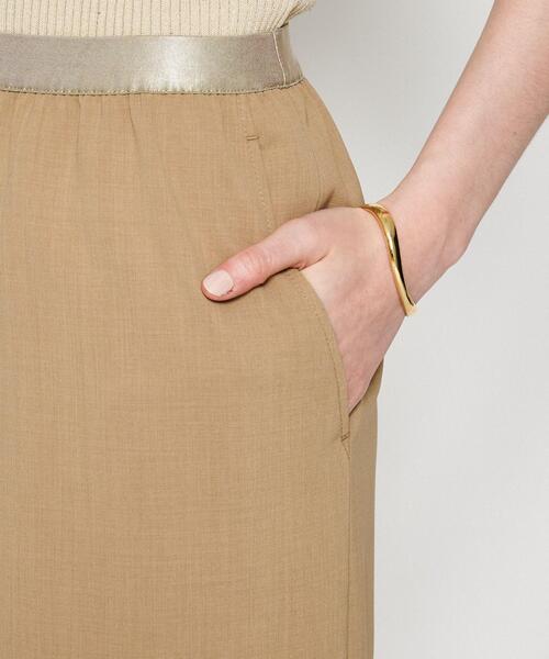 cloenc（クロエンス）の「【セットアップ／マシンウォッシュ】イージーIラインスカート（スカート・レディース・グレー/チャコールグレー/ナチュラル・01/02/03）」の17枚目の写真