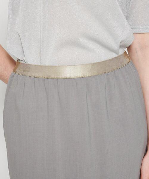 cloenc（クロエンス）の「【セットアップ／マシンウォッシュ】イージーIラインスカート（スカート・レディース・グレー/チャコールグレー/ナチュラル・01/02/03）」の14枚目の写真