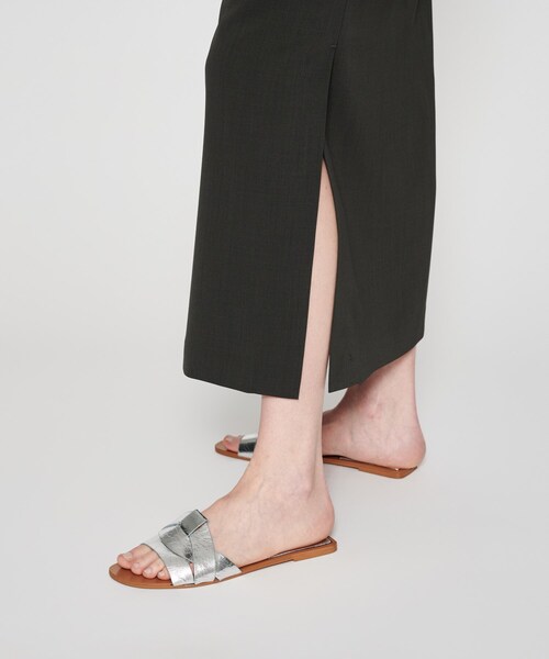 cloenc（クロエンス）の「【セットアップ／マシンウォッシュ】イージーIラインスカート（スカート・レディース・グレー/チャコールグレー/ナチュラル・01/02/03）」の21枚目の写真