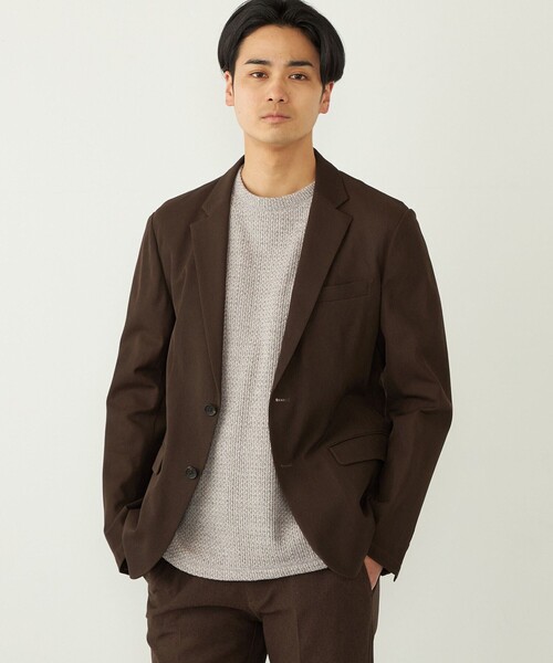 SHIPS Colors:〈洗濯機可能〉シャリル ジャージー 2B ジャケット