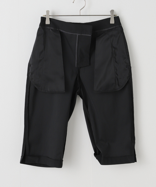 AMOMENTO(アモーメント)の「【AMOMENTO / アモーメント】BERMUDA PANTS AM25SSW03PT(その他パンツ・レディース・ブラック・1)」の6枚目の写真