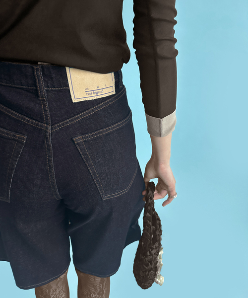 EDIT. FOR LULU（エディットフォールル）の「【RED LEGEND/レッド・レジェンド】PONNY Bermuda Pants（その他パンツ・レディース・ブルー系その他・X-SMALL/SMALL）」の4枚目の写真