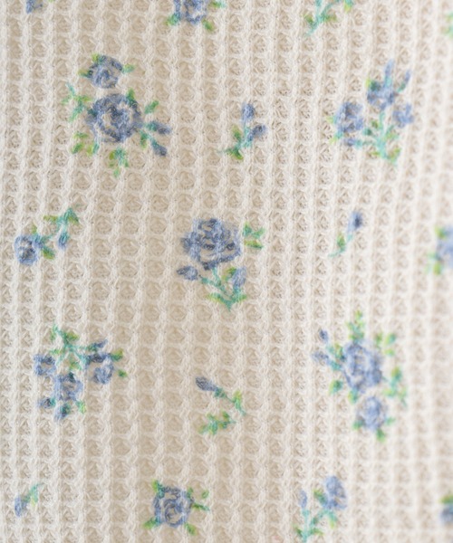 JEMORGAN（ジェーイーモーガン）の「JEMORGAN ワッフル花柄クレリックタンクトップ（タンクトップ・レディース・パープル/ベージュ系その他/ピンク/サックスブルー・F）」の22枚目の写真