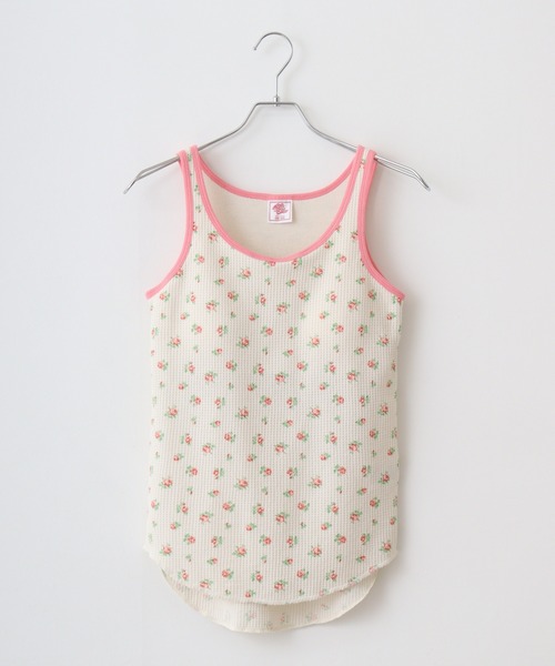 JEMORGAN（ジェーイーモーガン）の「JEMORGAN ワッフル花柄クレリックタンクトップ（タンクトップ・レディース・パープル/ベージュ系その他/ピンク/サックスブルー・F）」の19枚目の写真