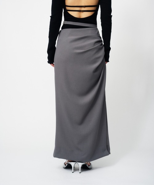 スカート ASYMMETRY NARROW SKIRT ASYMMETRY NARROW SKIRT / アシンメトリーナロースカート