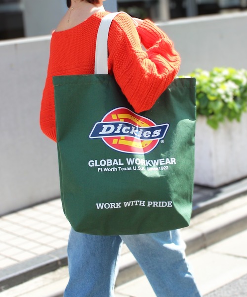 Dickies(ディッキーズ)の「【Dickies】ディッキーズ LOGO PRINT TOTE BAG ロゴ トート バック 80976400(トートバッグ・レディース・モスグリーン/ブラック/ネイビー/ワインレッド・FREE)」の21枚目の写真