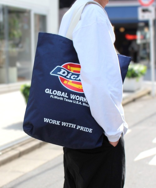 Dickies(ディッキーズ)の「【Dickies】ディッキーズ LOGO PRINT TOTE BAG ロゴ トート バック 80976400(トートバッグ・レディース・モスグリーン/ブラック/ネイビー/ワインレッド・FREE)」の22枚目の写真
