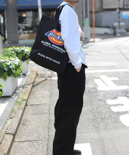 Dickies(ディッキーズ)の「【Dickies】ディッキーズ LOGO PRINT TOTE BAG ロゴ トート バック 80976400(トートバッグ・レディース・モスグリーン/ブラック/ネイビー/ワインレッド・FREE)」の20枚目の写真