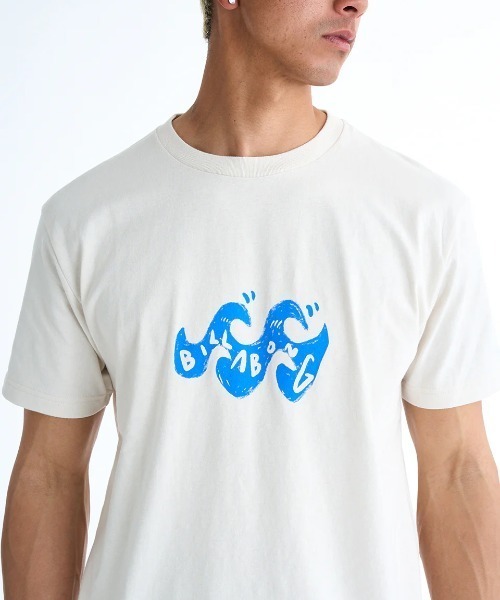 BILLABONG（ビラボン）の「BILLABONG メンズ 【BB GALLERY】 SWELL Tシャツ 【2025年春夏モデル】/ビラボン半袖Tシャツ（Tシャツ/カットソー・メンズ・ブラック/クリーム・MEDIUM/LARGE）」の2枚目の写真