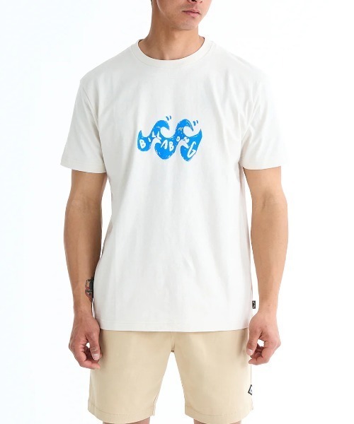 BILLABONG（ビラボン）の「BILLABONG メンズ 【BB GALLERY】 SWELL Tシャツ 【2025年春夏モデル】/ビラボン半袖Tシャツ（Tシャツ/カットソー・メンズ・ブラック/クリーム・MEDIUM/LARGE）」の7枚目の写真