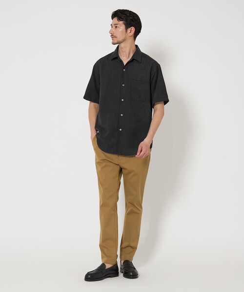 BEAUTY&YOUTH UNITED ARROWS(ビューティーアンドユースユナイテッドアローズ)の「【WEB限定 WARDROBE SMART】スエードライク シャツ(シャツ/ブラウス・メンズ・ブラック/ネイビー/ダークグレー・S/M/L/XL)」の17枚目の写真