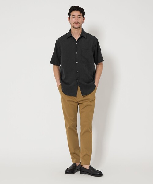 BEAUTY&YOUTH UNITED ARROWS(ビューティーアンドユースユナイテッドアローズ)の「【WEB限定 WARDROBE SMART】スエードライク シャツ(シャツ/ブラウス・メンズ・ブラック/ネイビー/ダークグレー・S/M/L/XL)」の18枚目の写真