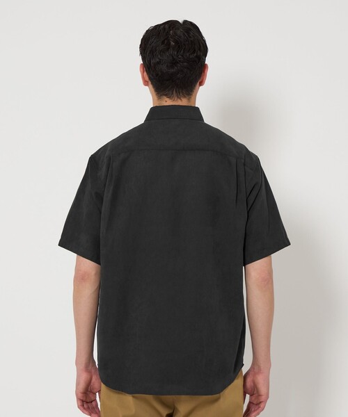 BEAUTY&YOUTH UNITED ARROWS(ビューティーアンドユースユナイテッドアローズ)の「【WEB限定 WARDROBE SMART】スエードライク シャツ(シャツ/ブラウス・メンズ・ブラック/ネイビー/ダークグレー・S/M/L/XL)」の8枚目の写真