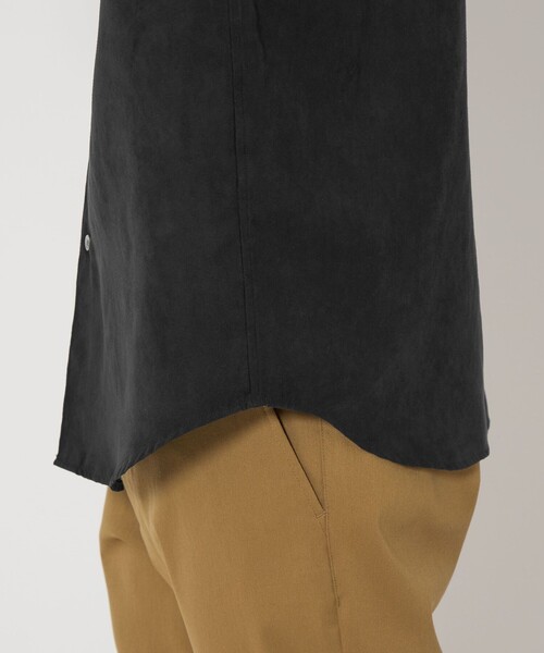 BEAUTY&YOUTH UNITED ARROWS(ビューティーアンドユースユナイテッドアローズ)の「【WEB限定 WARDROBE SMART】スエードライク シャツ(シャツ/ブラウス・メンズ・ブラック/ネイビー/ダークグレー・S/M/L/XL)」の11枚目の写真