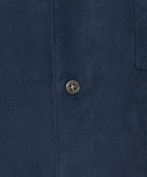 BEAUTY&YOUTH UNITED ARROWS(ビューティーアンドユースユナイテッドアローズ)の「【WEB限定 WARDROBE SMART】スエードライク シャツ(シャツ/ブラウス・メンズ・ブラック/ネイビー/ダークグレー・S/M/L/XL)」の9枚目の写真