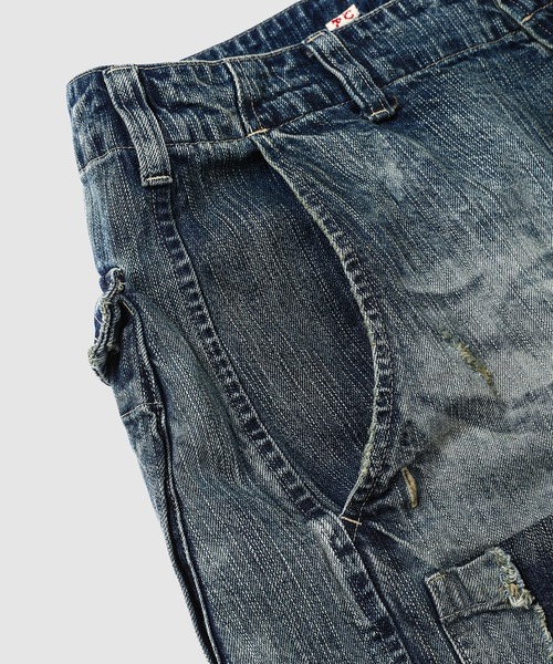 PORTER CLASSIC(ポータークラシック)の「STEINBECK DENIM POCKET SHORTS(デニムパンツ・メンズ・ブルー・L/M)」の5枚目の写真