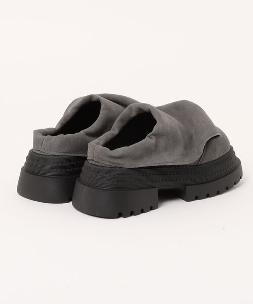 AsRiRe（アスリレイ）の「もこもこリボンプラットフォーム（ブーツ・レディース・ダークグレー/ベージュ・M/L/S）」の15枚目の写真