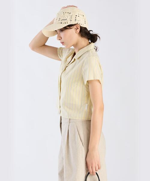 agnès b. JA93 TS Tシャツ ストライプ ドビーストライプシャツ（6262WX34650） | TO B. BY