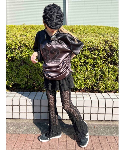 WC(ダブル シー)の「フレアレースパンツ(その他パンツ・レディース・ホワイト/ブラック・FREE)」の10枚目の写真